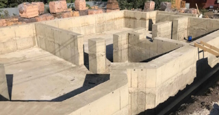 Фундамент с цокольным этажом под ключ заказать в Лесозаводске - фундамент цокольный этаж под ключ цена от 7358 руб за м2