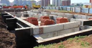 Фундаменты промышленных зданий в Лесозаводске цена от 25227 руб. - заказать строительство фундамента промздания под стальные колонны